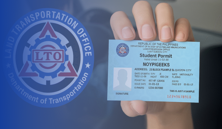 LTO Student Permit