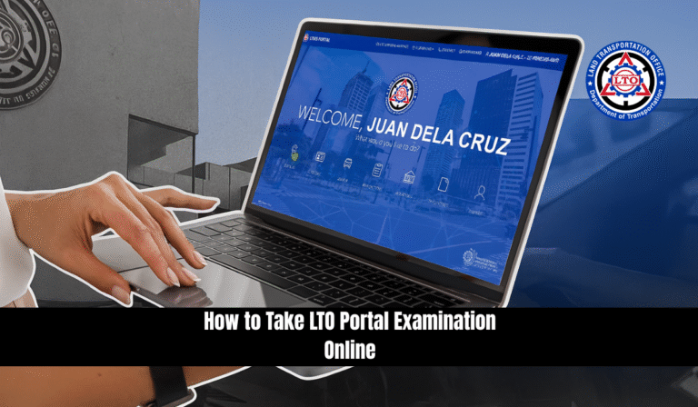Take LTO Portal Examination Online