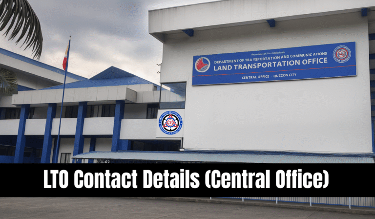LTO Contact Details (Central Office)
