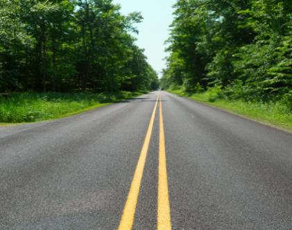 Double Yellow Center Lines