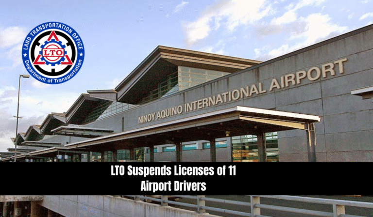 LTO Suspends Licenses of 11 Airport Drivers