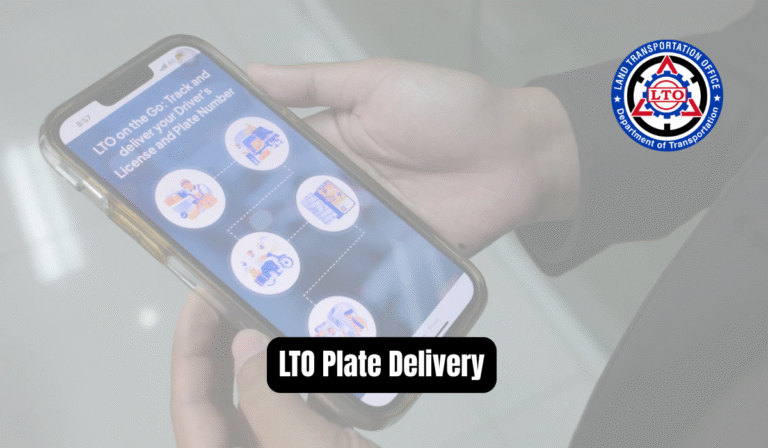 LTO Plate Delivery