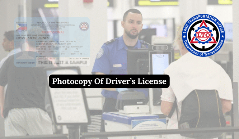 Can A Driver Use A Photocopy Of Driver’s License