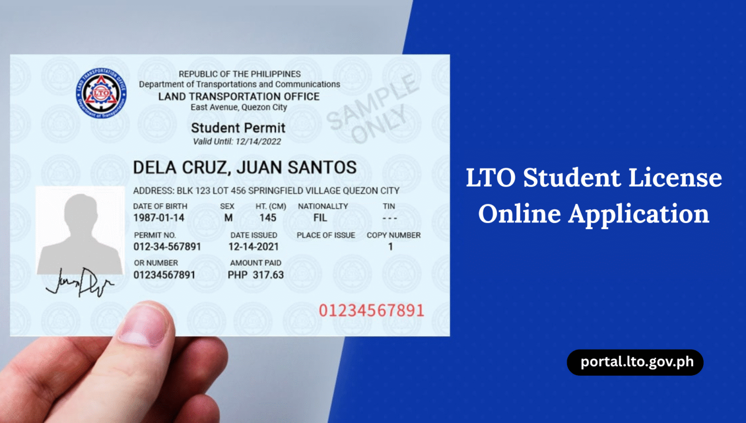 LTO Student License Online Application 2026: A Complete Guide To ...
