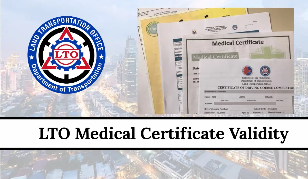 LTO Medical Certificate Validity