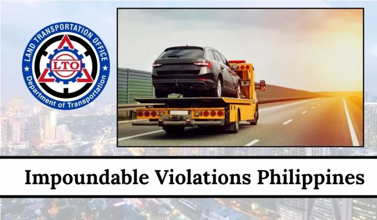 Impoundable Violations