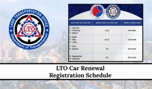 LTO Car Renewal Registration Schedule 2026: A Complete Guide To Month & Weekly Renewal Schedule
