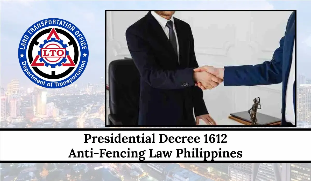 Presidential Decree 1612 Anti-Fencing Law Philippines 2026: Complete Guide to User