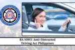 RA 10913: Anti-Distracted Driving Act Philippines 2026